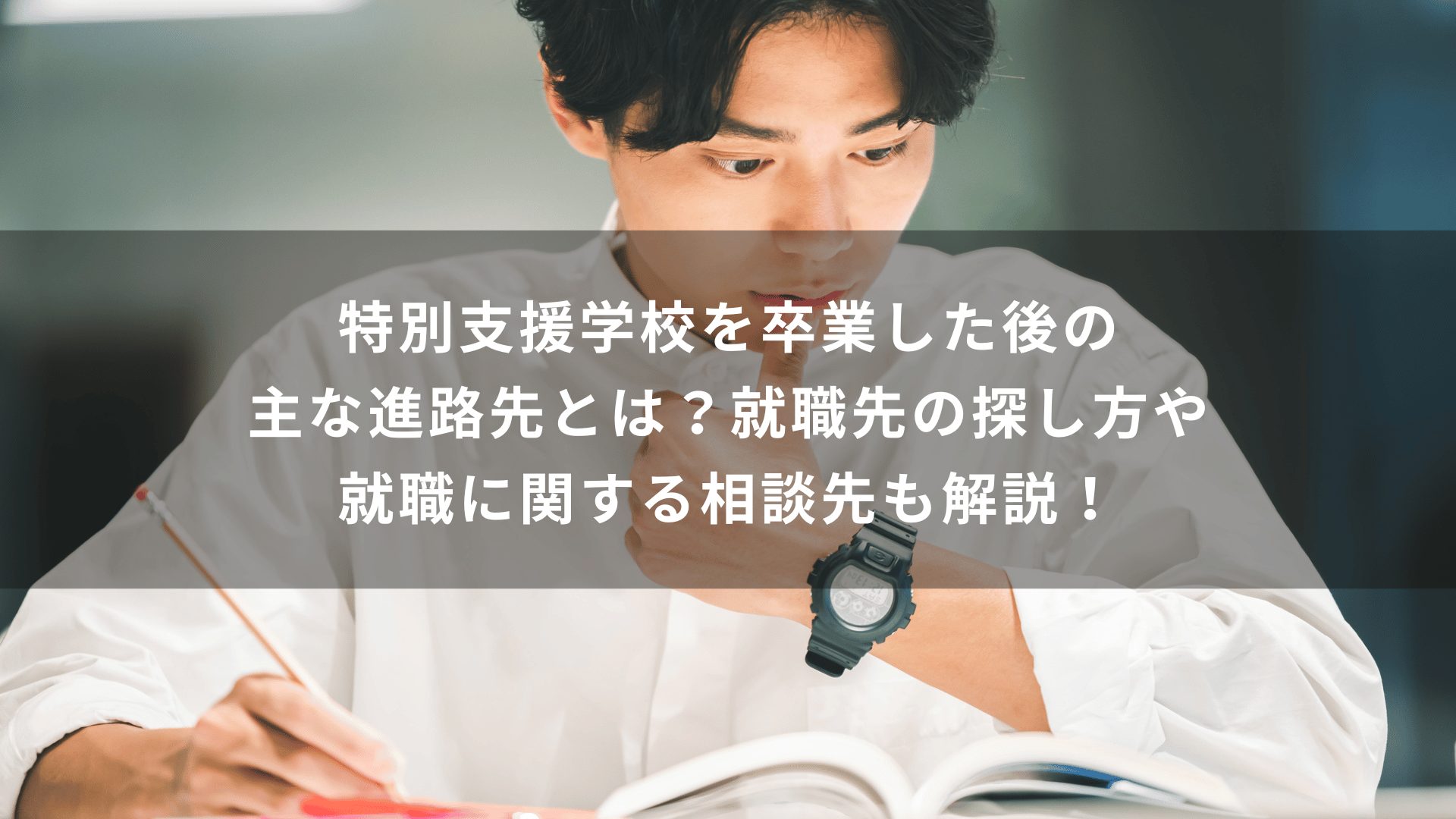 特別支援学校を卒業した後の主な進路先とは？就職先の探し方や就職に関する相談先も解説！